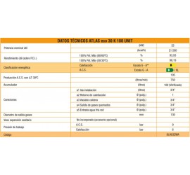 Caldera de gasoil Ferroli Atlas Eco 30 K 100 UNIT