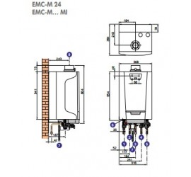 Caldera de gas De Dietrich Naneo EMC-M 24/28 MI NAT