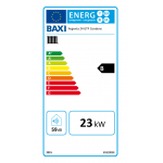 Baxi Argenta GTF 24 Condens etiqueta de eficiencia energética