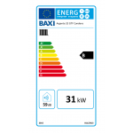 Baxi Argenta GTF 32 Condens etiqueta de eficiencia energética