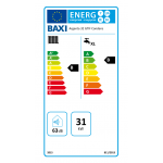 Baxi Argenta GTIF 32 Condens etiqueta de eficiencia energética