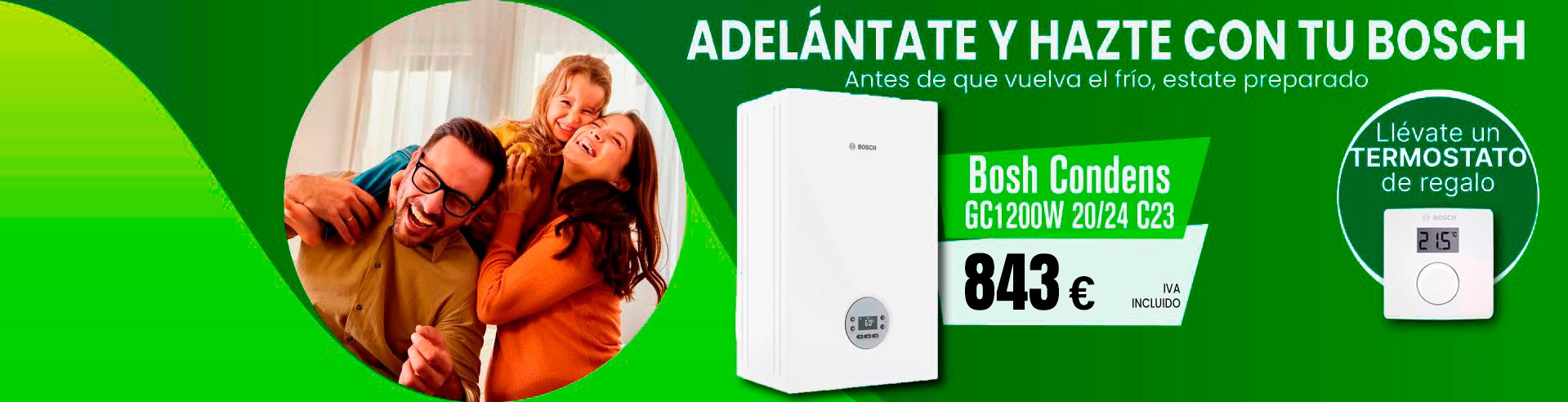 Termostato Caldera de gas BOSCH CONDENS GC1200W